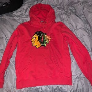 Red Chicago Blackhawks hoodie